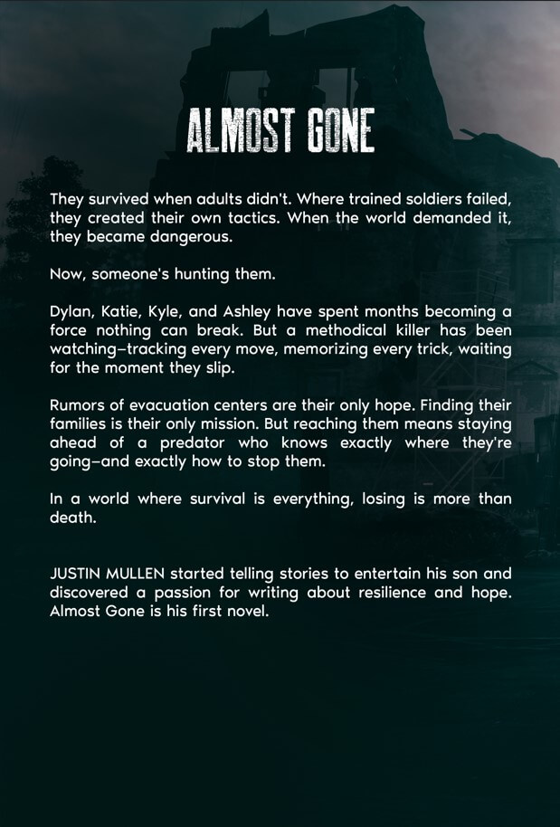Almost Gone - Back Cover